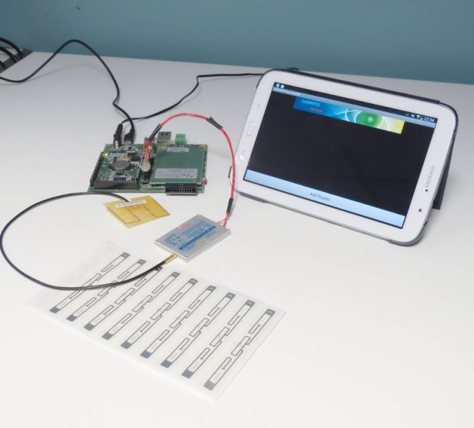 Turning an Android tablet into a RFID UHF Reader with Cosino